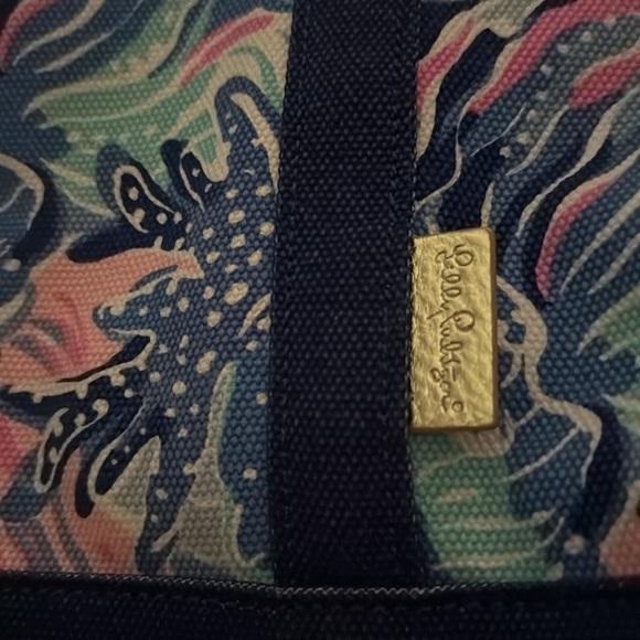 Lilly Pulitzer Mercato tote in shade seekers print NWOT - Picture 3 of 7